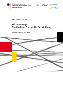 BMZ Konzepte 145 - Bundesministerium für wirtschaftliche