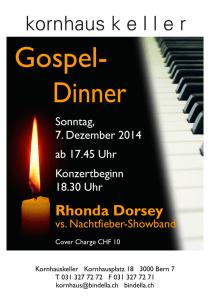 Gospel- Dinner