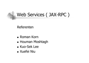 Web Services ( JAX
