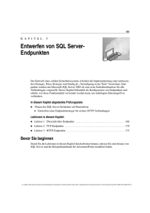 Entwerfen von SQL Server