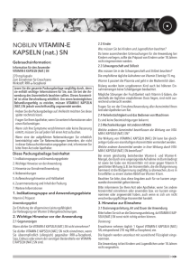 NOBILIN VITAMIN-E KAPSELN (nat.) SN