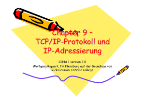 CCNA 1 Module 9 TCP/IP Protocol Suite and IP Addressing