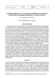 Strukturgeologische Untersuchungen als Hilfe für die tektonische