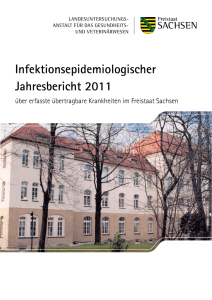 Infektionsepidemiologischer Jahresbericht 2011