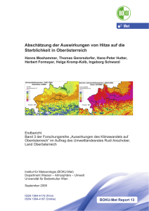 Abschätzung der Auswirkungen von Hitze auf die