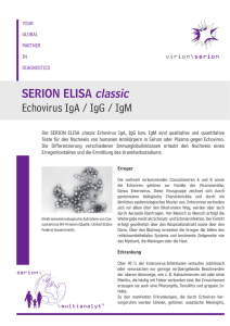 SERION ELISA classic Echovirus IgA / IgG / IgM