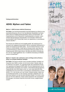 Mythen und Fakten - ADHS und Zukunftsträume