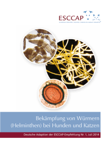 Bek&auml;mpfung von W&uuml;rmern (Helminthen) bei Hunden und