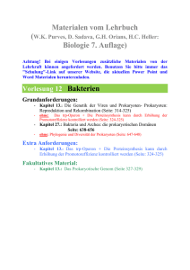 Materialen vom Lehrbuch Biologie 7. Auflage)