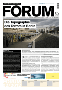 Die Topographie des Terrors in Berlin
