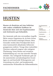 husten - Schweizerischer Drogistenverband