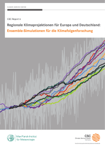 Regionale Klimaprojektionen für Europa und Deutschland