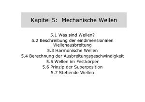 Kapitel 5: Mechanische Wellen