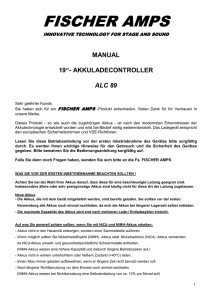 ALC 89 - Fischer Amps