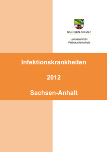 Infektionskrankheitenbericht - Landesamt für Verbraucherschutz