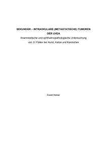 Sekundär-intraokulare - Elektronische Dissertationen der LMU