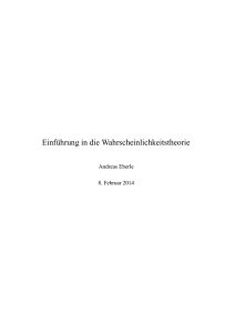 Skript der Uni Bonn von Andreas Eberle