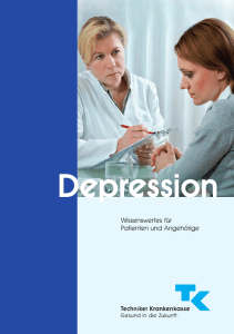 Patienteninformation zu Depressionen