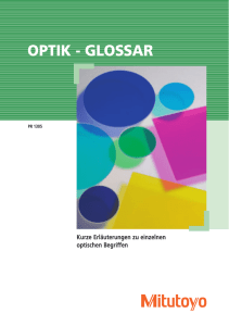 Optik - glOssar