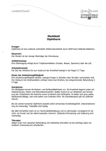 Merkblatt Diphterie - Landratsamt Schwarzwald-Baar