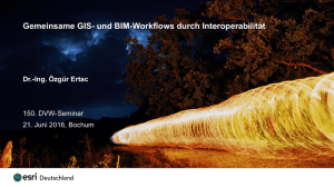 Gemeinsame GIS- und BIM-Workflows durch Interoperabilität