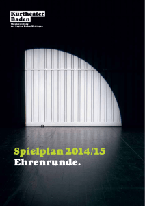 Spielplan 2014/15 Ehrenrunde.