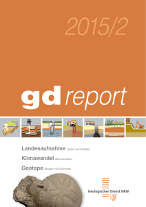 gdreport 2015/1,  - Geologischer Dienst NRW