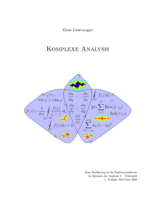 Komplexe Analysis