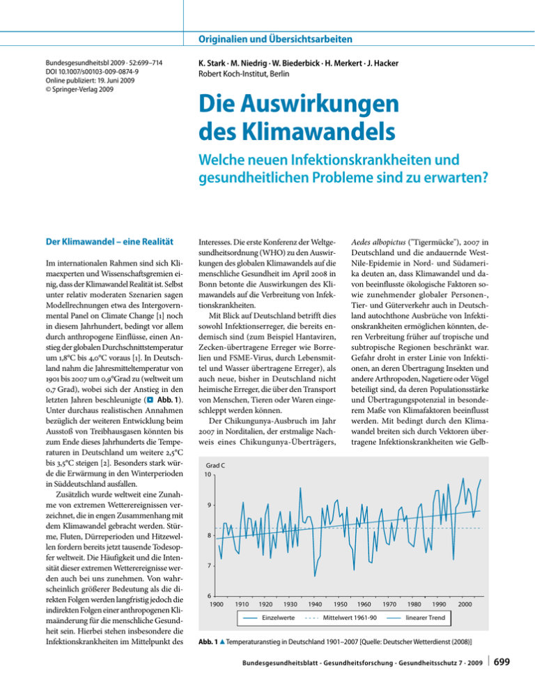 Die Auswirkungen Des Klimawandels