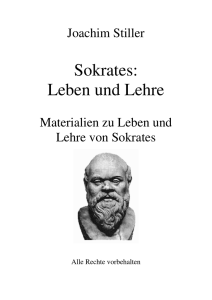 Sokrates - von Joachim Stiller