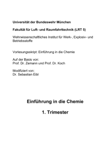 Vorlesungsscript-Einführung in die Chemie