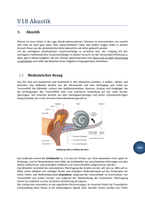 V18 Akustik - Medizinische Hochschule Hannover