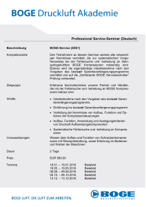 Professional Service-Seminar (Deutsch)