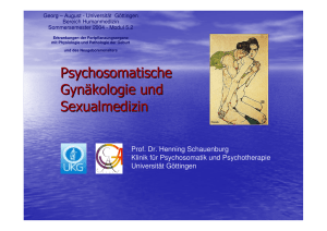 Vorlesung_Gynäkologische Psychosomatik