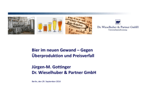 Bier im neuen Gewand – Gegen Überproduktion und Preisverfall