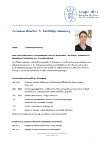 CV Carl-Philipp Heisenberg