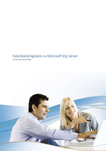 Migrationsanleitung zu SQL Datenbank bei bestehenden