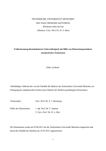 Früherkennung lärminduzierter Schwerhörigkeit mit Hilfe von