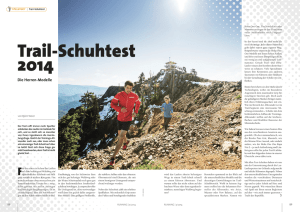 Running Trailschuhtest Herren HW 2014