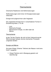 Thermochemie