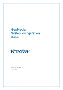 GeoMedia Systemkonfiguration