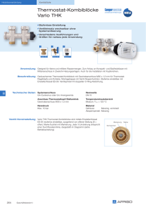 Thermostat-Kombiblöcke Vario THK