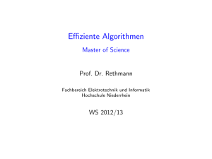 Vorrangwarteschlangen - Hochschule Niederrhein