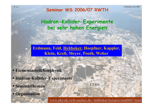 Vortrag - Server der Fachgruppe Physik der RWTH Aachen
