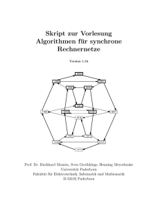 Skript zur Vorlesung Algorithmen für synchrone Rechnernetze