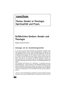 Gender und Theologie