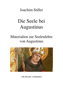 Die Seele bei Augustinus