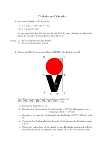 Dreiecke und Vierecke