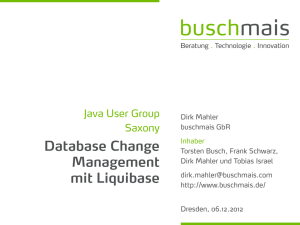 Database Change Management mit Liquibase