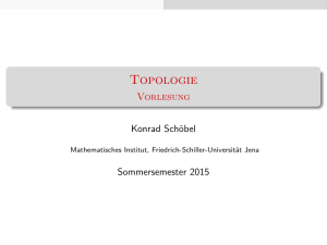 Topologie - Friedrich-Schiller